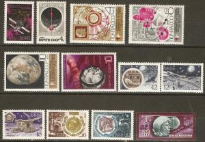 Russia 24 Different Space  MNH 1981 VF 1968-77 SCV $6.55