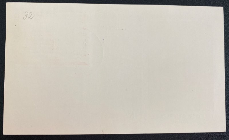 1930s Saar Germany First Day Postcard Airmail cover To Berlin Balloon Flight