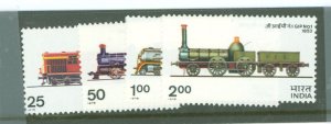 India #719-722 Mint (NH) Single (Complete Set)