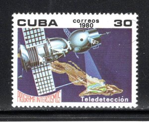 CUBA Sc# 2326 SPACE    INTERCOSMOS PROGRAM 13c 1980  MNH mint