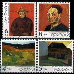 FAROE IS. 1998 - Scott# 346-9 Hansen Paintings Set of 4 NH