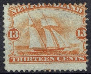 NEWFOUNDLAND 1865 SHIP 13C