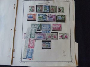 Jamaica 1945-1956 Mint/Used Stamp Collection Many Vars on Scott Spec Album Pgs