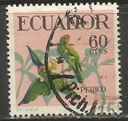 ECUADOR 648 VFU BIRD 731D-1