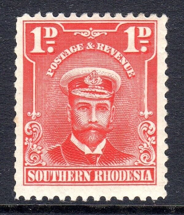 SOUTHERN RHODESIA  -1924-29 - sg 2  -  1d  value -lightly hinged   -  cv £4.00 