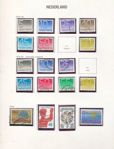 NETHERLANDS 1961/76 Used on 20+ Pages Child Welfare Red x (Apx 180+ Items)KRA101