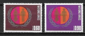 UN Geneva 48-49 International Women's Year set MNH