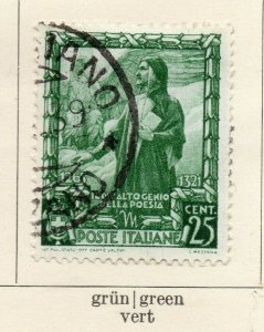 Italy 1938 Early Issue Fine Used 25c. NW-123327