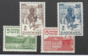 Denmark SC#258-261 Mint F-VF SCV$19.25...Worth a Close Look!