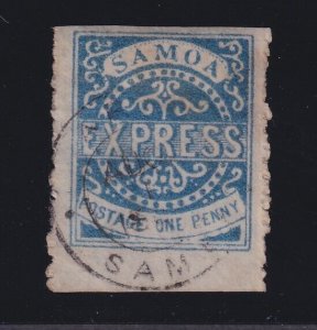 Samoa, Scott 1 (SG 15), used circular datestamp