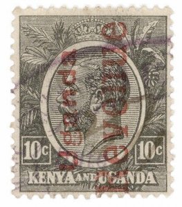 (I.B) KUT Revenue : Uganda Duty 10c (1922)