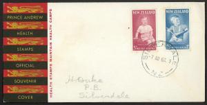 NEW ZEALAND 1963 PRINCE ANDREW HEALTH STAMPS OFFICIAL SOUVENIR COVER