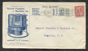 p641 - MONCTON 1906 Record Foundry & Machine ILLUSTRATED ADVERTISING Cover