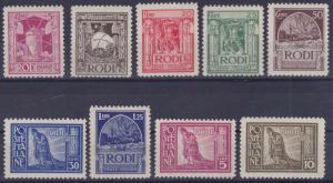 ITALIAN COLONIES AEGEAN 1929 Pittorica set 9v perf.11 MNH Luxus quality B18692