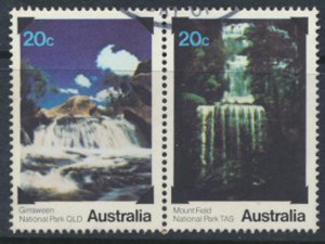 Australia SG 713a Used National Parks SC# 706a w/ first day issue cancel see ...