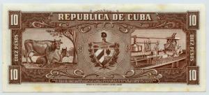 1960  Banknote 10 Pesos Pick # 88c