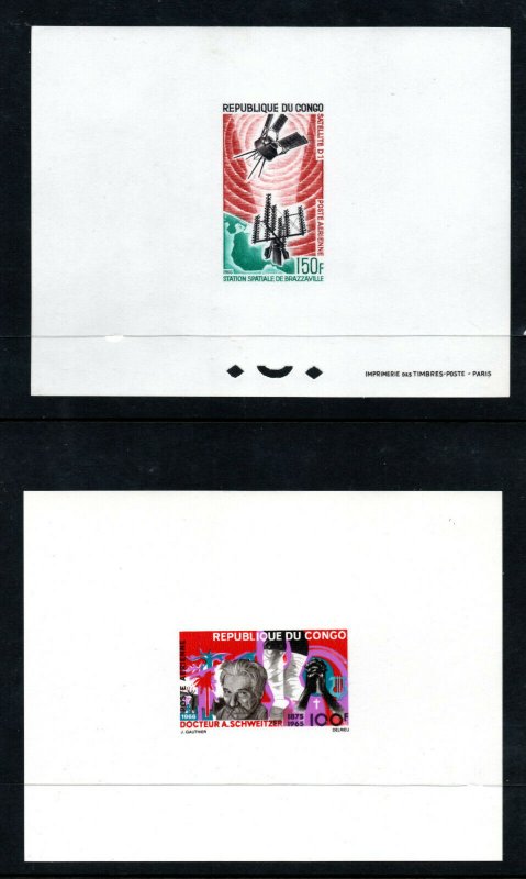 Congo - Sc# C37 & C43 / DELUXE PROOFS   -    Lot 0121003