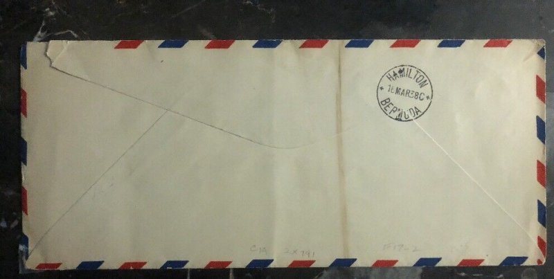 1938 Baltimore MD USA First Flight Airmail Cover FFC To Hamilton Bermuda FAM 17