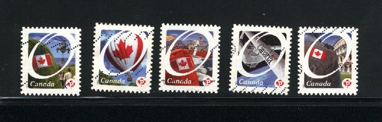 Canada #2419-23  -1  used  VF 2011 PD