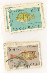 Mozambique #332-355 Used Single (Complete Set)