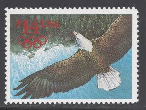 #2542 $14.00 International Express Mail,Eagle In Flight 1991