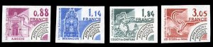 France, 1950-Present #1719-1722 (YT 170-173) Cat€34.50, 1981 Tower Type, im...