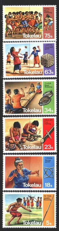 Tokelau. 1983. 90-95. Tokelauan People's Sports Games. MNH.