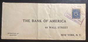 1926 Popayan Colombia Cover To The Bank Of America New York USA