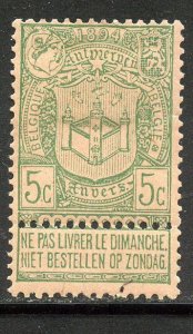 Belgium # 76, Mint Hinge Remain.