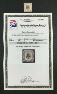 MOMEN: US STAMPS #832c MINT OG NH **PSE GRADED CERT XF-SUP 95** LOT #51502