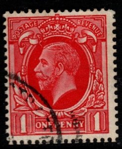 GB SG440wi 1934 1d SCARLET WMK INVERTED FINE USED