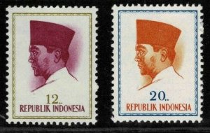 1964 Indonesia 426-427 President Sukarno