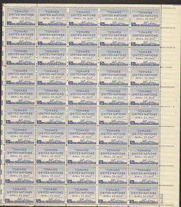 US  #928 UNITED NATIONS CONFERENCE  SHEET OF 50