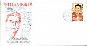 Antigua, Worldwide First Day Cover, Americana