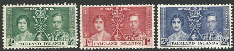 Falkland Islands   B1-B3