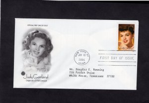 4077 Judy Garland, FDC PCS addressed