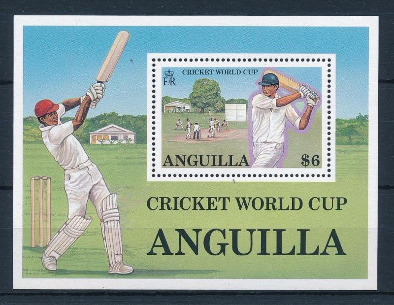 [58231] Anguilla 1987 Cricket World Cup MNH Sheet