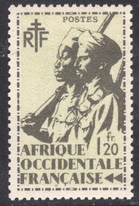 FRENCH WEST AFRICA SCOTT 25