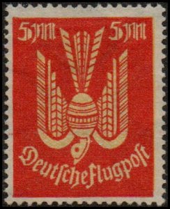 Germany C11 - Unused-NG - 5m Carrier Pigeon (org/yel) (1922) (cv $2.60)