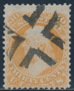 #71 VF USED WITH FANCY CANCEL CV $180.00