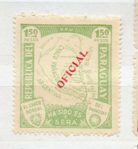 Paraguay 1935 Early Issue Fine Mint Hinged 1.50P. Official Optd NW-175879