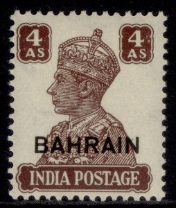 BAHRAIN GVI SG47, 4a brown, M MINT. Cat £12.