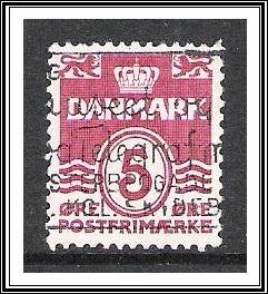 Denmark #224 (v) Numeral Used