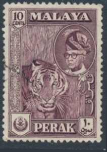 Perak  Malaya  SC#  132 Used  see details & scans