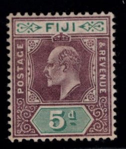 Fiji Scott 65 KEVII stamp,  MH*