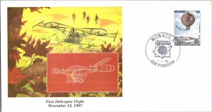 Monaco, Worldwide First Day Cover, Balloons