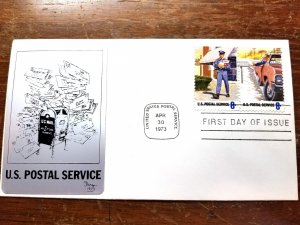 Sargin Metallic Cachet FDC Scott # 1497/ 98 Carriers(HP07)