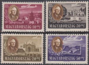 HUNGARY #CB1-CB1C CPL MNH SET of US PRESIDENT ROOSEVELT and FOUR FREEDOMS