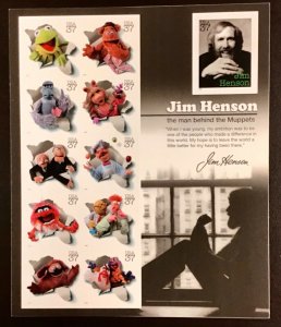 3944  Muppets Jim Henson MNH 37 c Sheet of 11   FV $4.07 Issued 2005