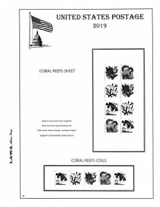 2019 US REGULAR PLATE BLOCK SUPPLEMENT – LAWA Album Pages